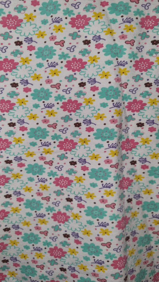 Blumen Spaghetti-Top 104