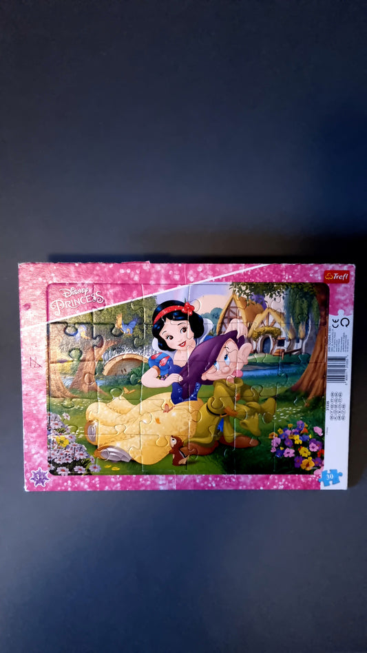 Prinzessinenpuzzel mit Zwerg