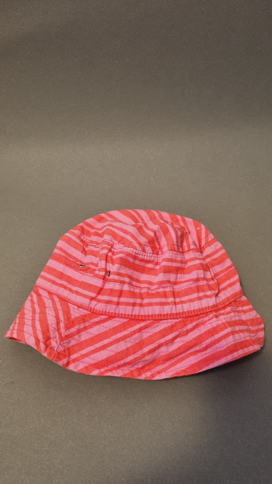Sommer Hut in Pink gestreift 53/56