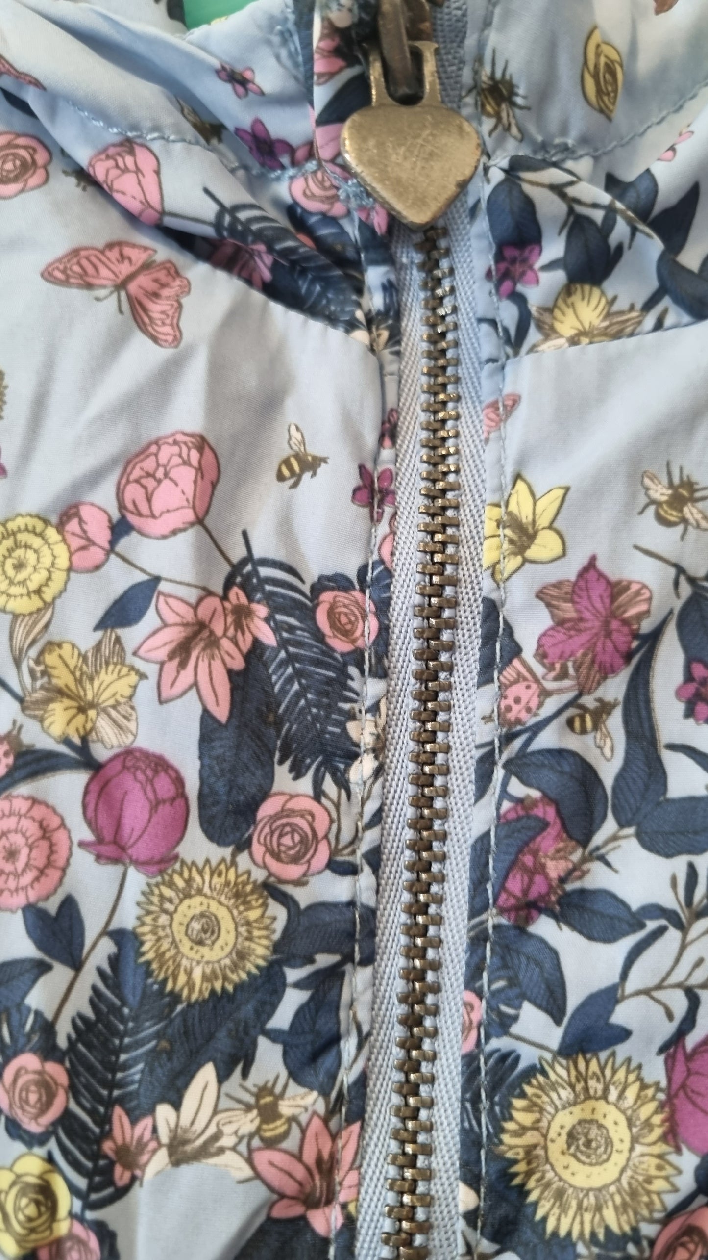 Florale Übergangsjacke