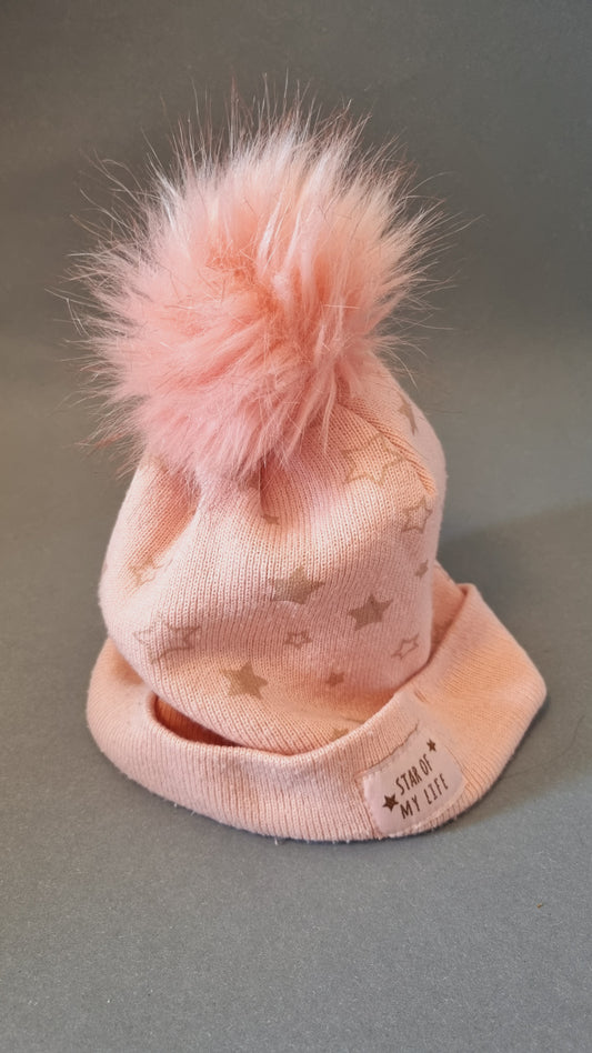 Wollmütze mit Sternen 52