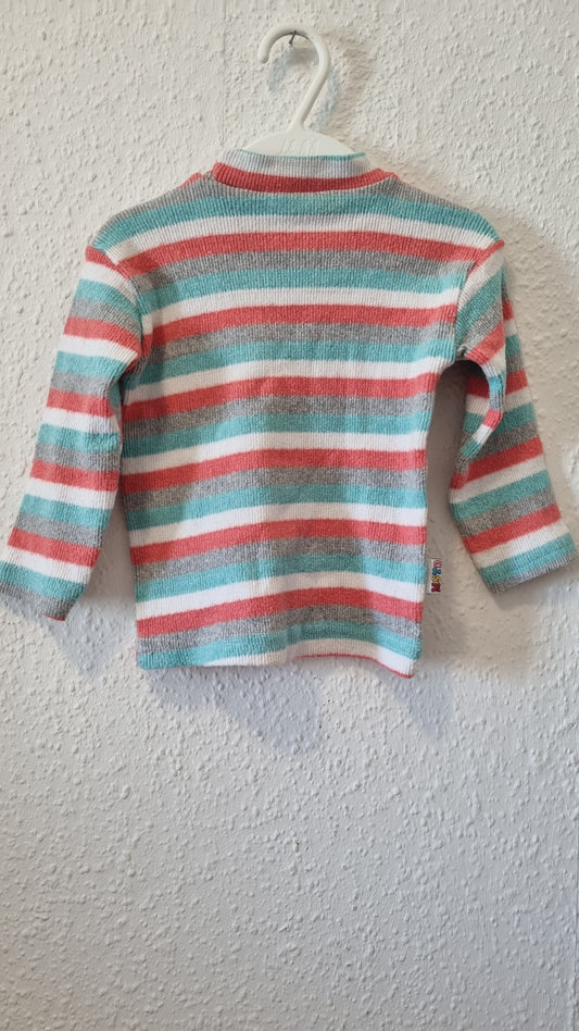 Weicher Mädchenpullover 74/80