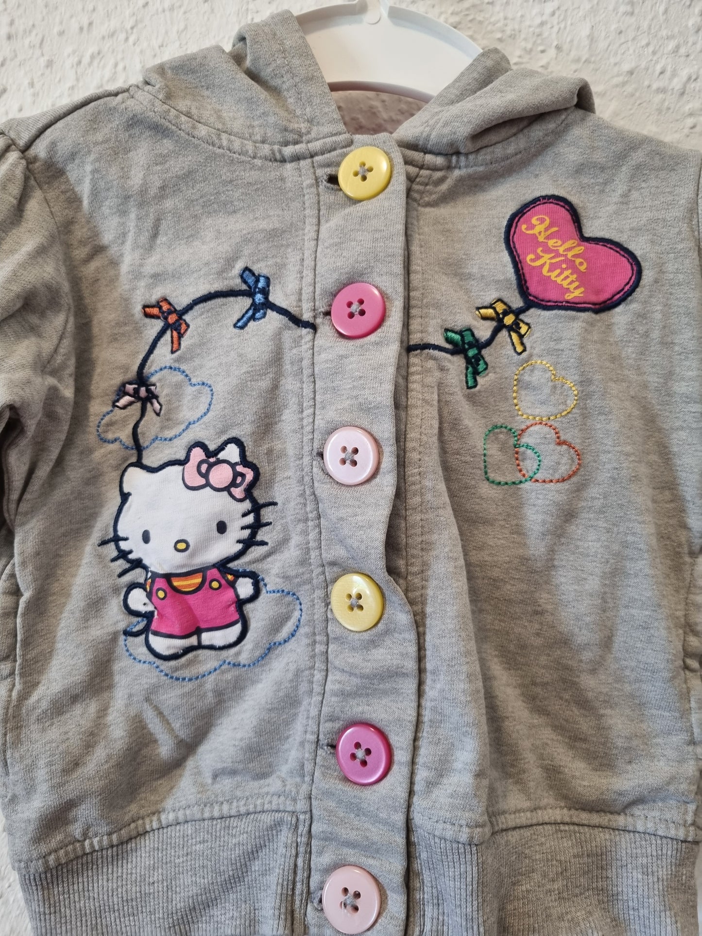 Farbenfrohe Sweatjacke
