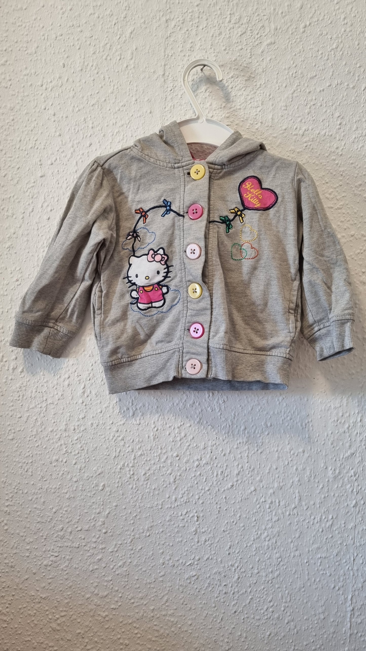 Farbenfrohe Sweatjacke