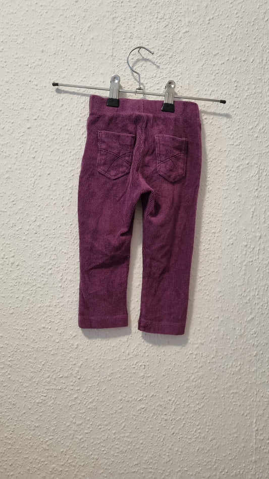 Cordleggings in Brombeere 74/80