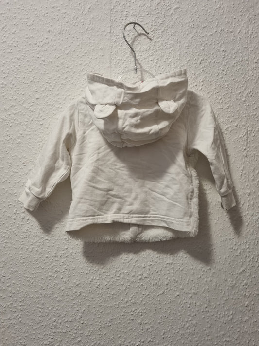 Kaputzenjacke mit Fell 68