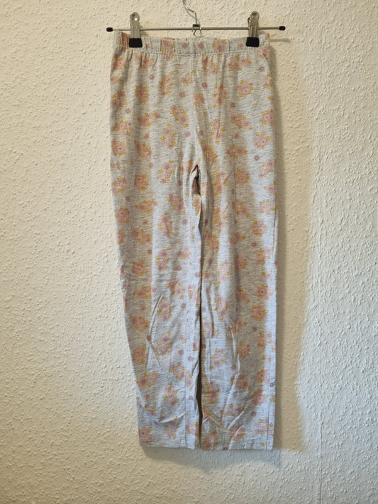 Schlafhose mit Blumen 116/122