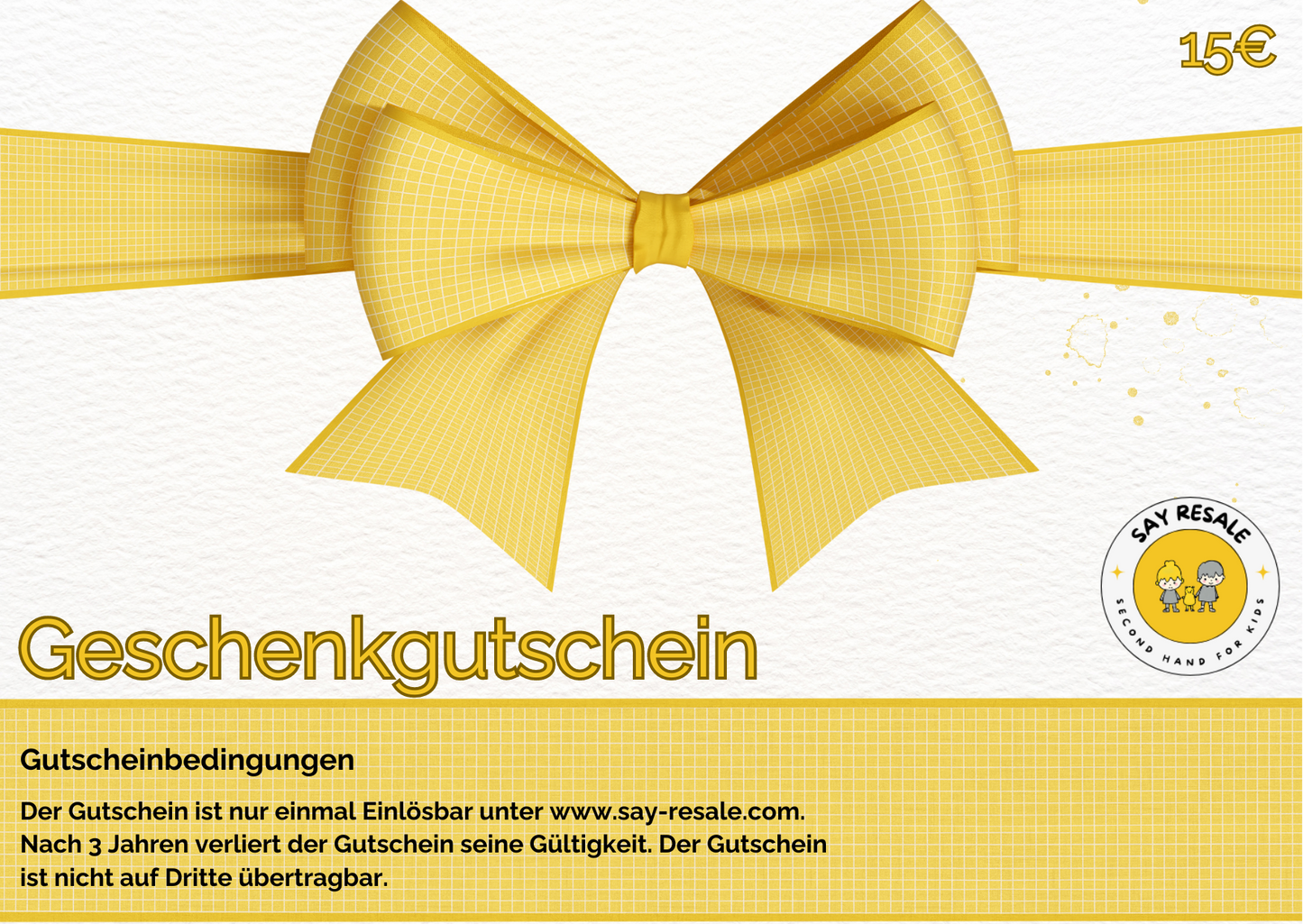 Golden Gift Card 15€