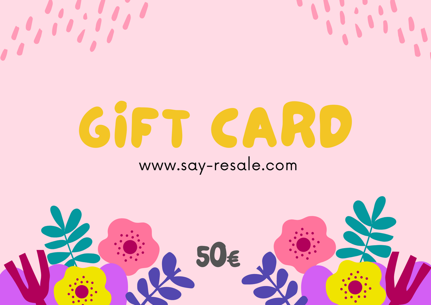 Flower Power Gift Card 50€
