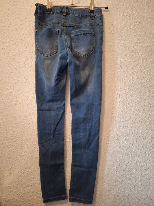 Blaue Jeansjegging von Name IT in Größe 134