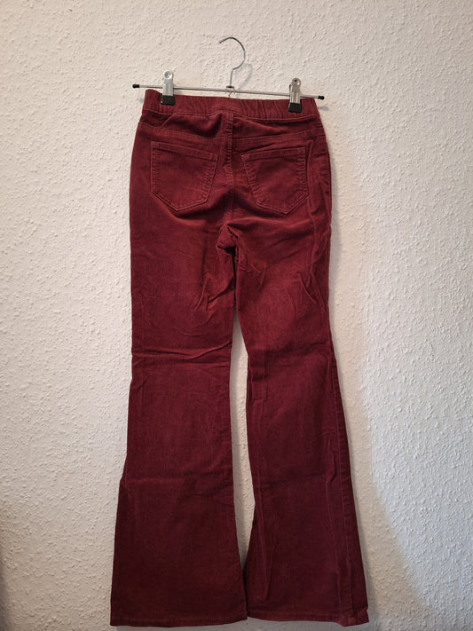 Cord Schlaghose in Bordeaux 134