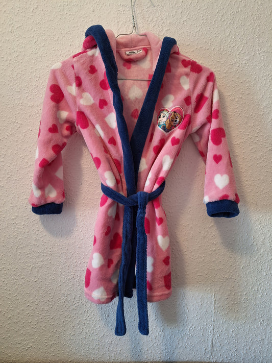 Rosa Paw Patrol Bademantel mit Kapuze von Nickelodeon in Größe 110/116