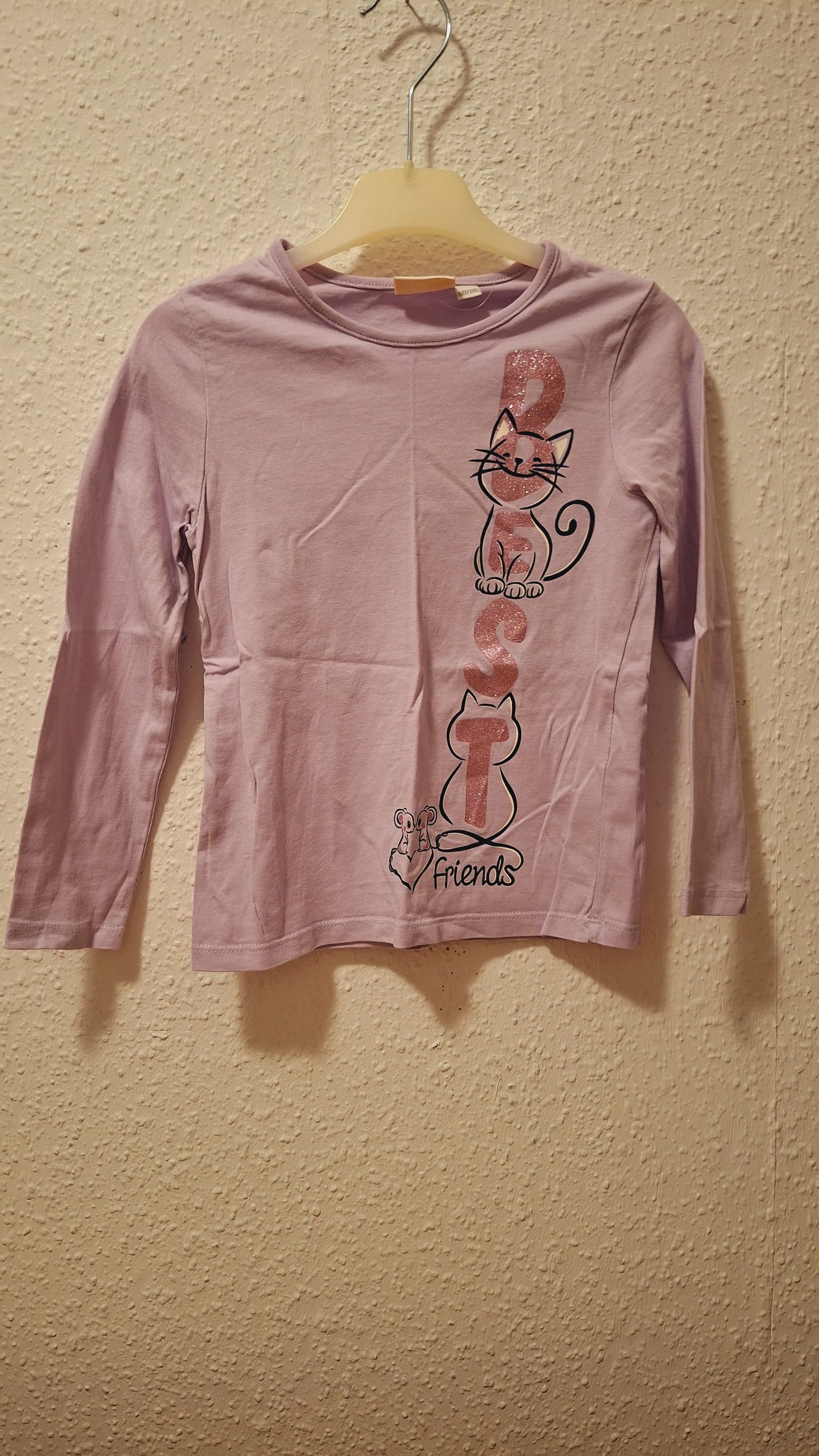 Sweatshirt mit Katz und Maus 110/116