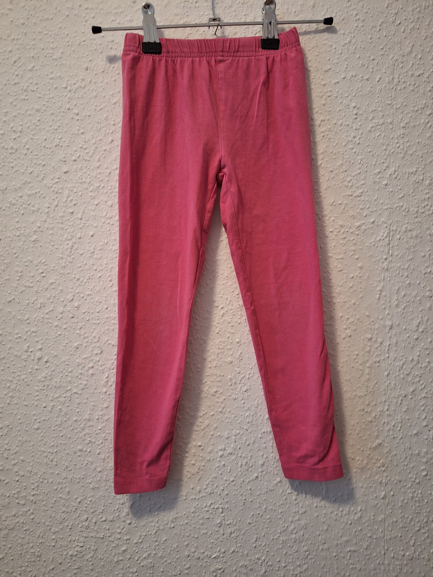 Pinke Mädchen Legging mit geraden Bein 110