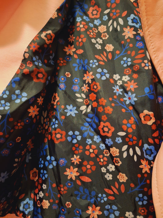 Lederimitat Jacke Pink 122