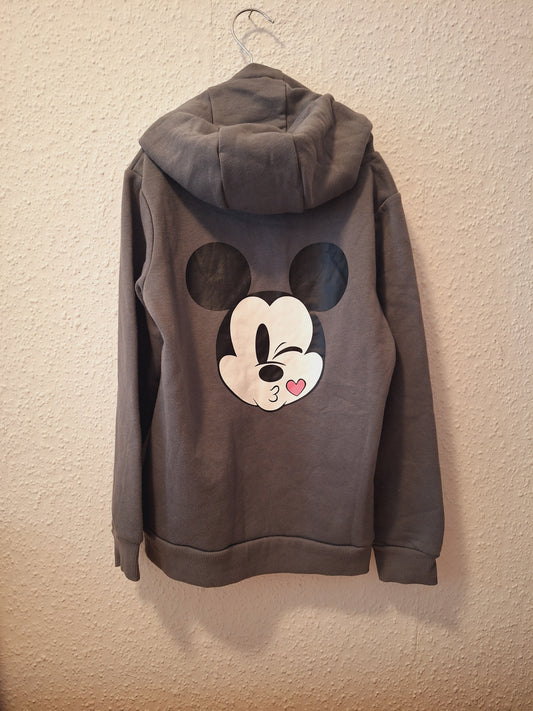 Grauer Hoodie mit Mickey 134