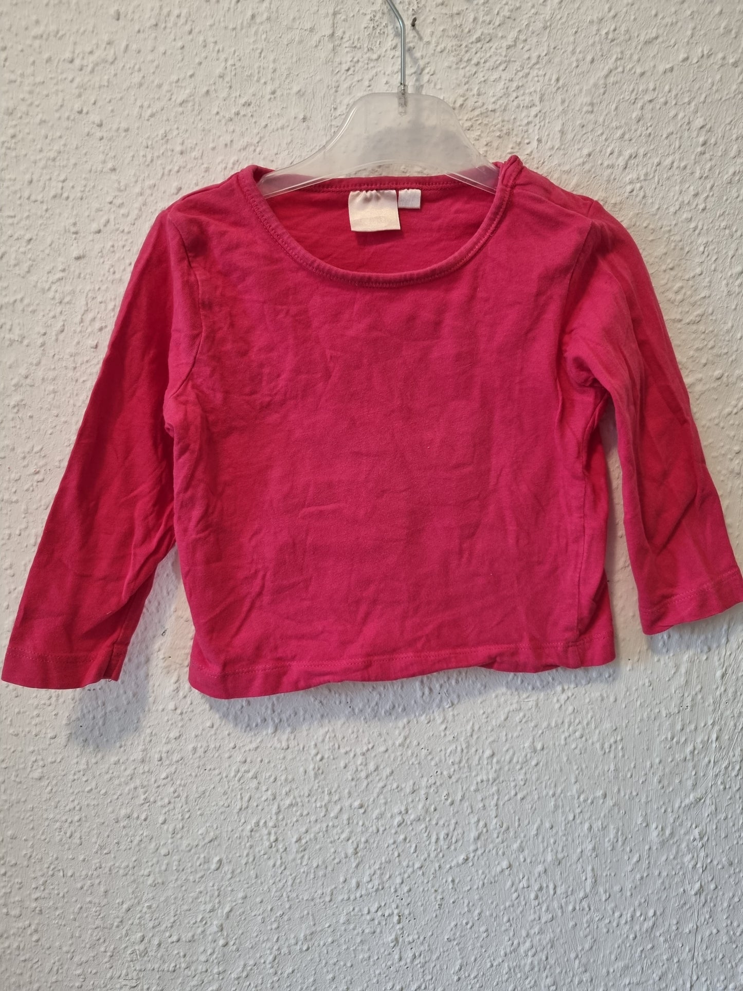Sweatshirt Neon Pink 74/80