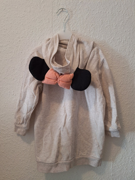 Weißer Hoodie mit Minnie 110