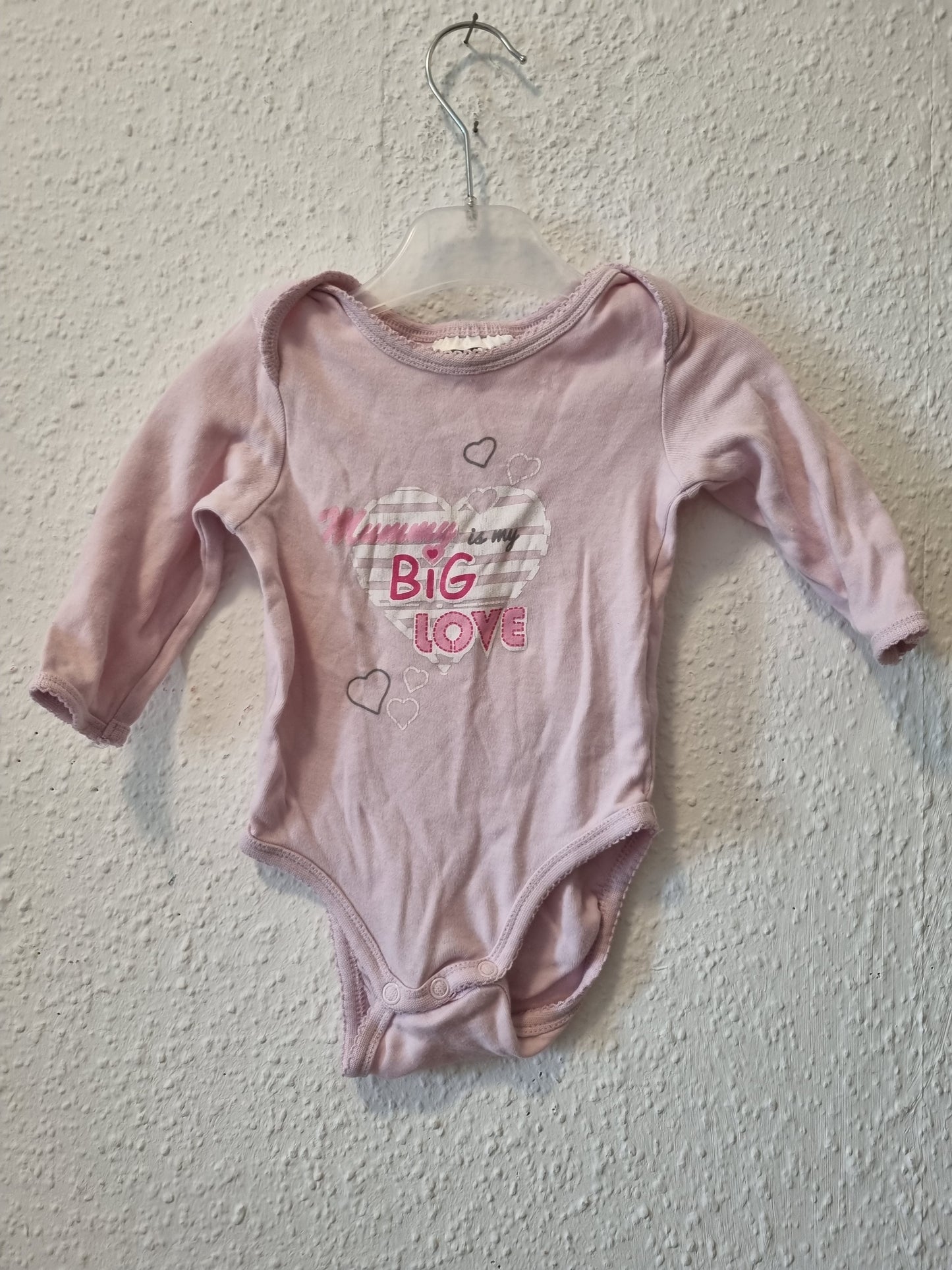 Langarmbody in Rosa Mummy Big Love 74