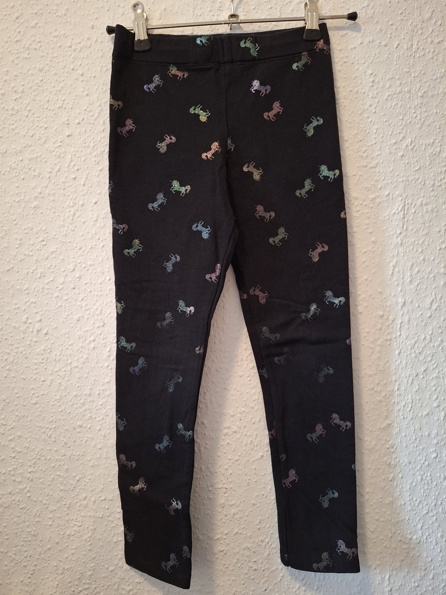 Stoff Jegging mit Einhörner 128