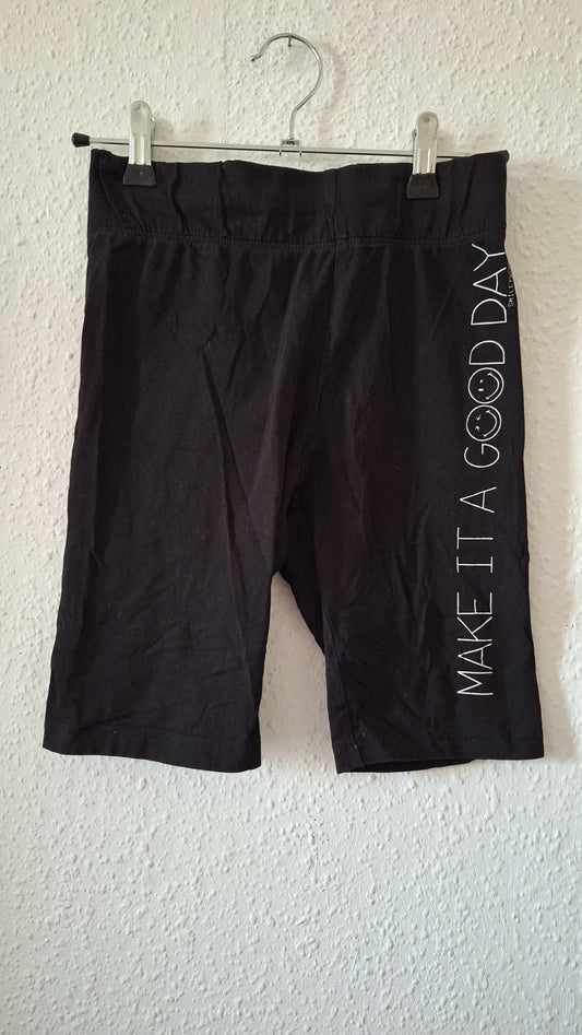 Schwarze Radlerhose 3/4 Smily 152