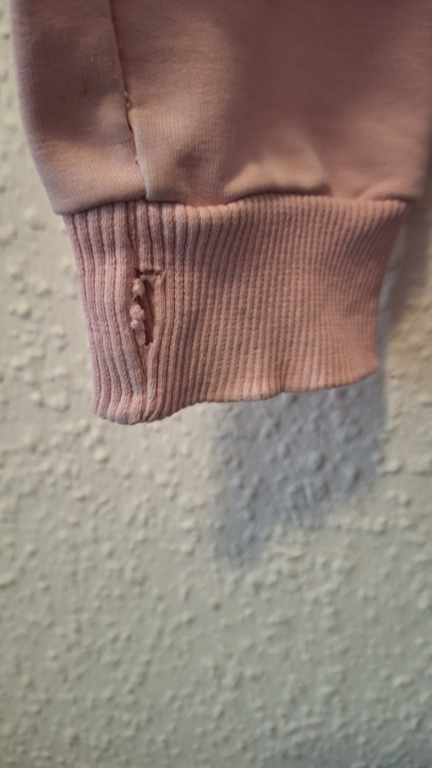 Kapuzenpullover Rosa mit Bär 110/116