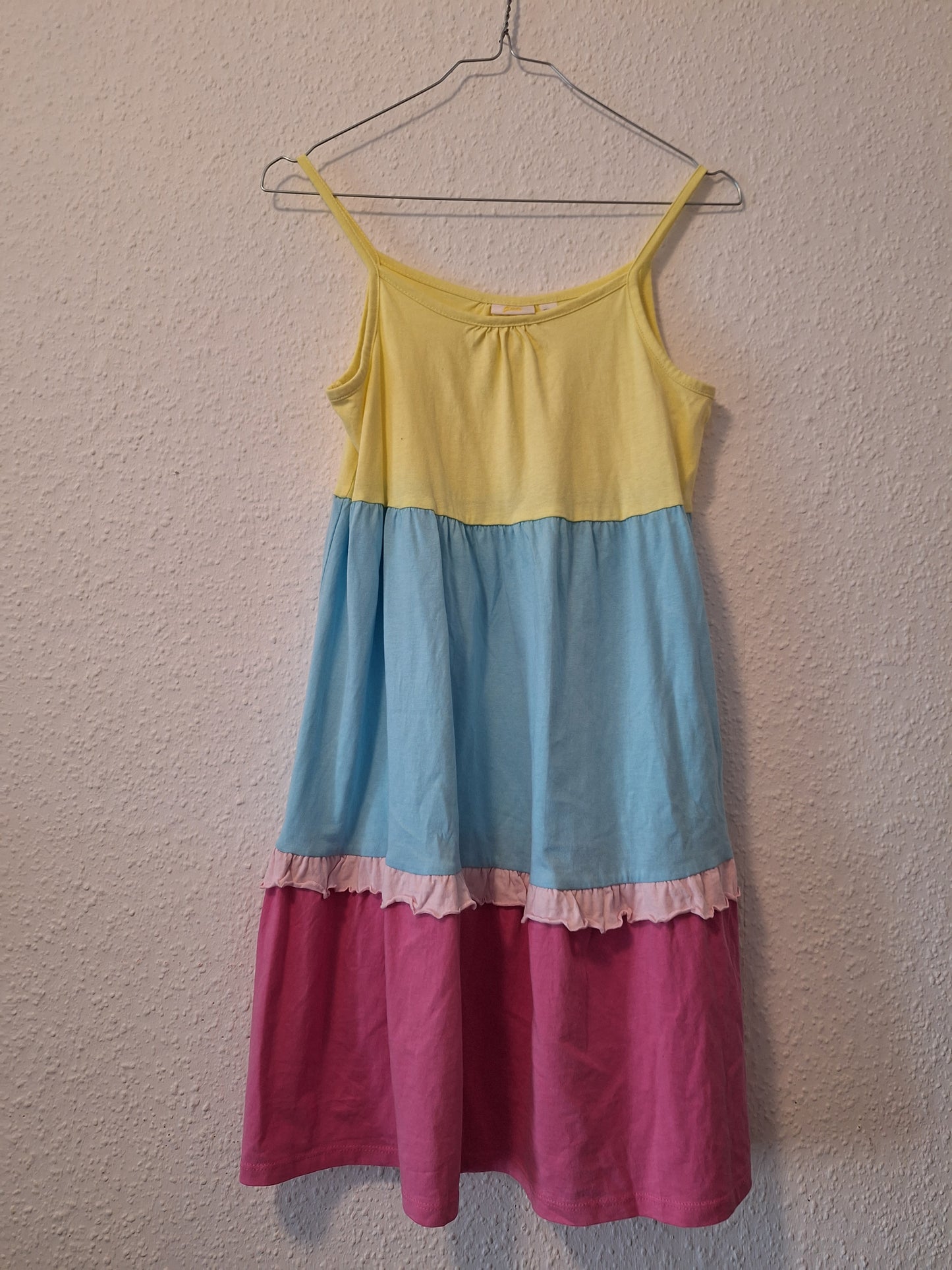 Tri-Color Sommerkleid von Kids in Größe 146/152