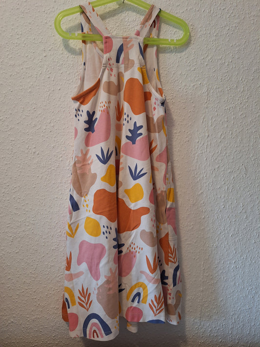 Buntes Latzkleid 128