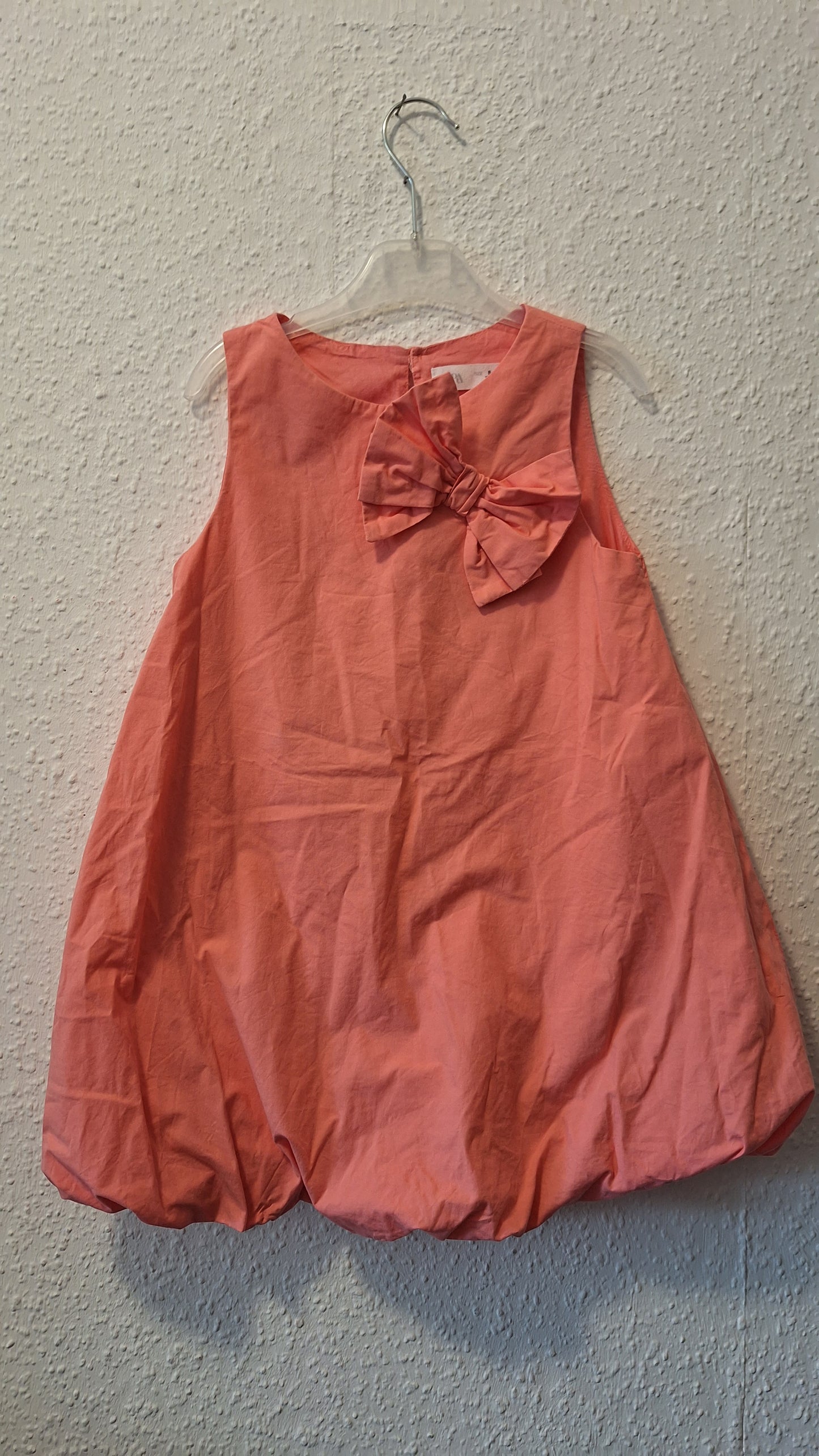 Festliches Ballonkleid in Pink mit großer Schleife 116