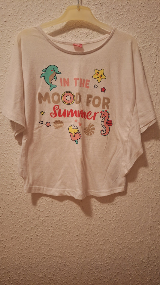Shirt mit Schmetterlingsärmel 116