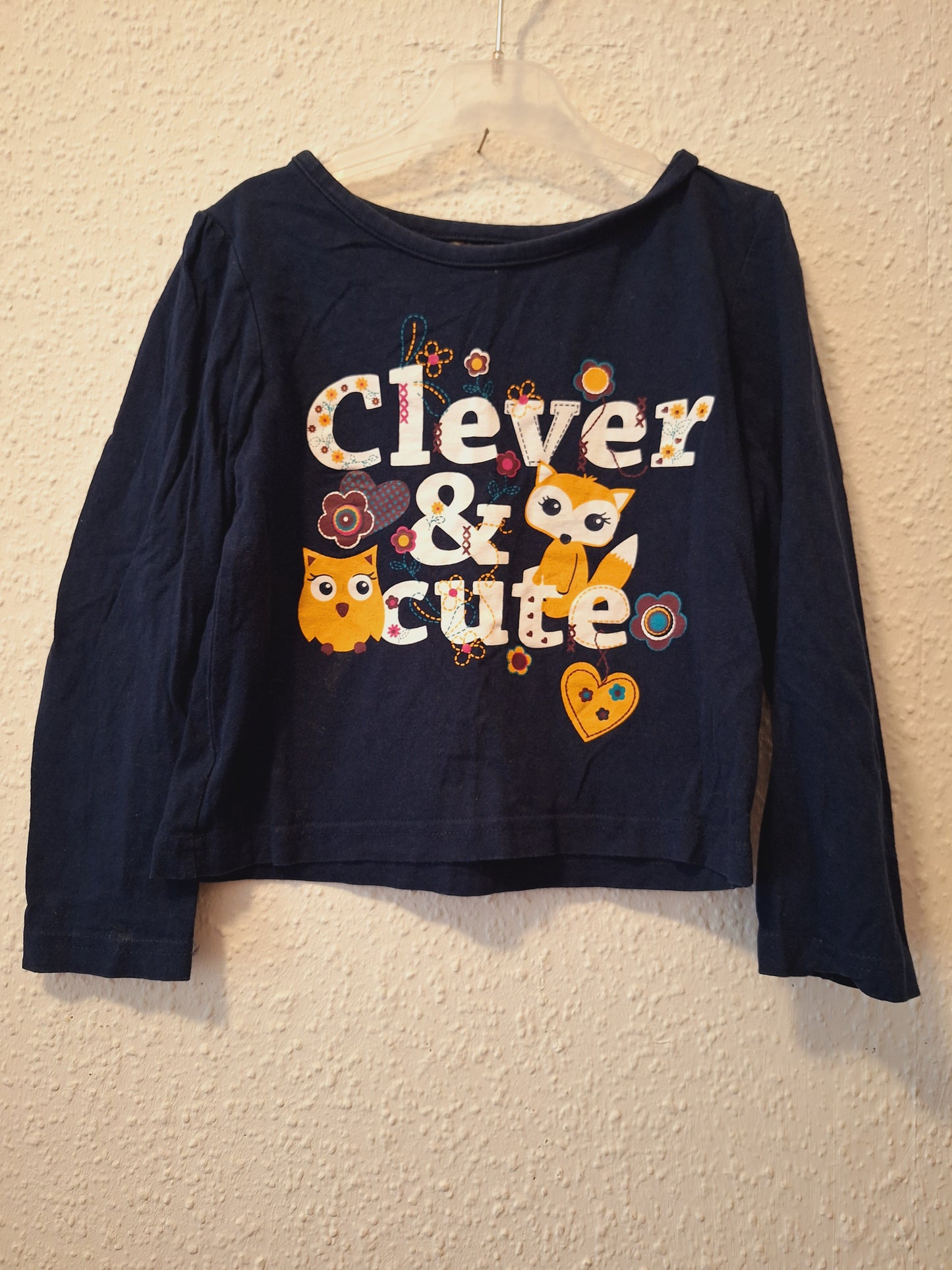 Sweatshirt dunkelblau Clever & Cute 104/110