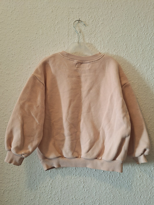 Kapuzenpullover Rosa mit Bär 110/116 (Kopie)