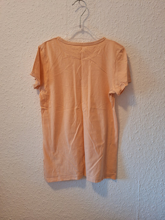 T-Shirt Unifarbe Orange 134/140