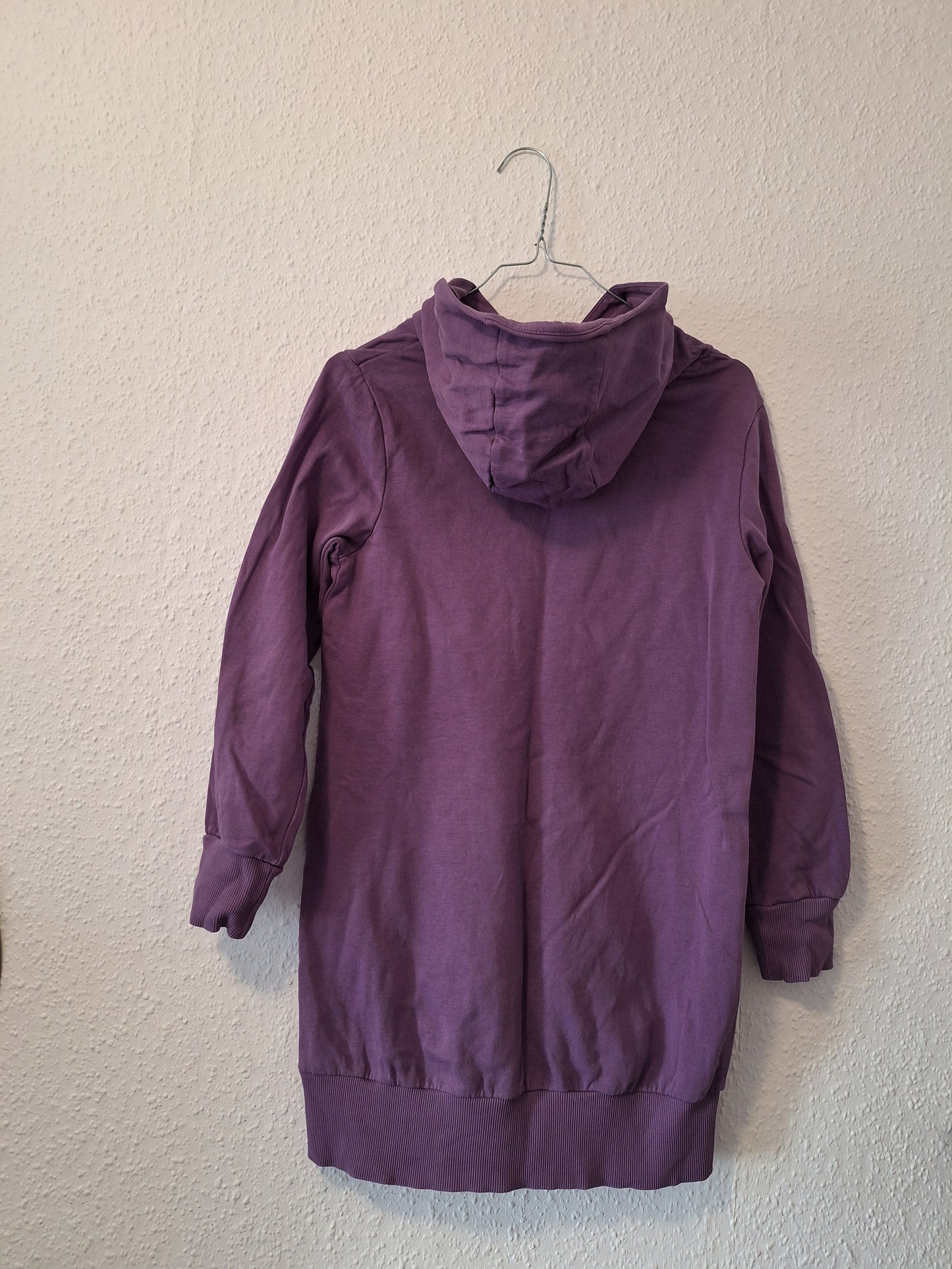 Lila Longhoodie mit Pailletten von Reserved in Größe 152/158