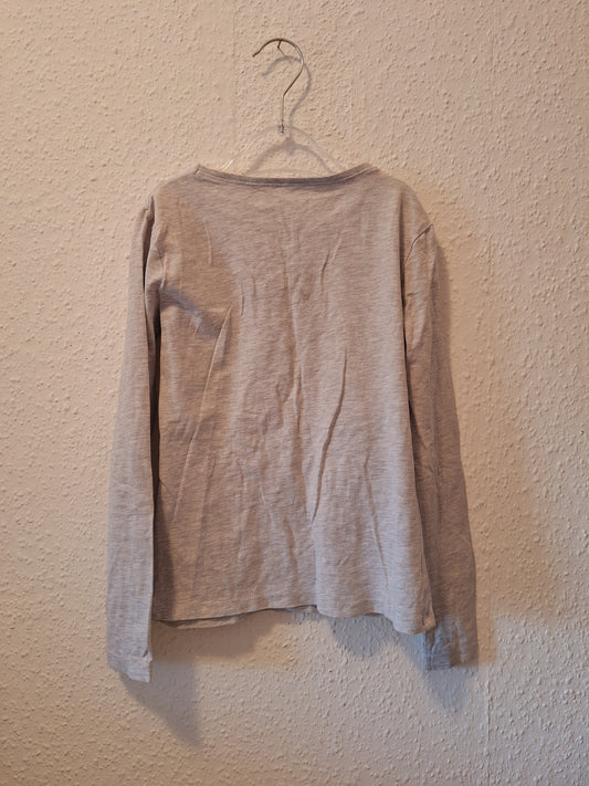 Sweatshirt Uni Grau 134/140