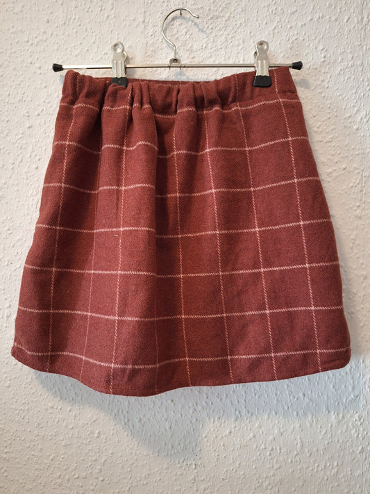 Wollrock Bordeaux Rot 134