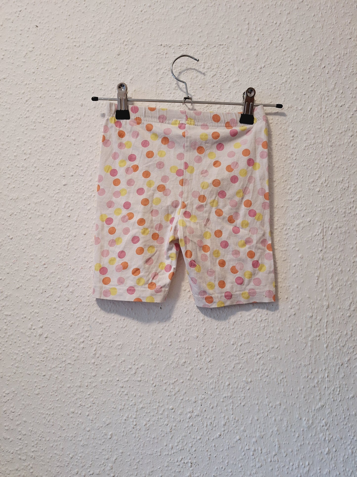 Weiße Radlerhose mit Punkten 116