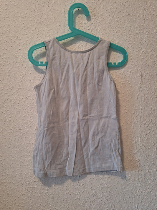 Unterhemd mit Einhorn hellblau 122/128