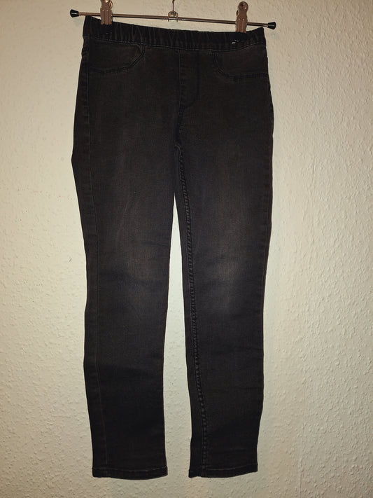 Jeansjegging Schwarz 116