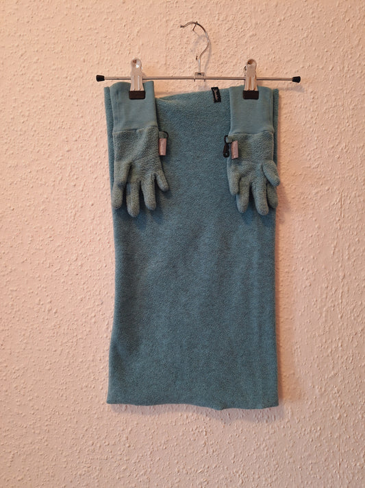 Herbst Winter Loop Schal mit Handschuhen im Set 104/110 Sterntaler