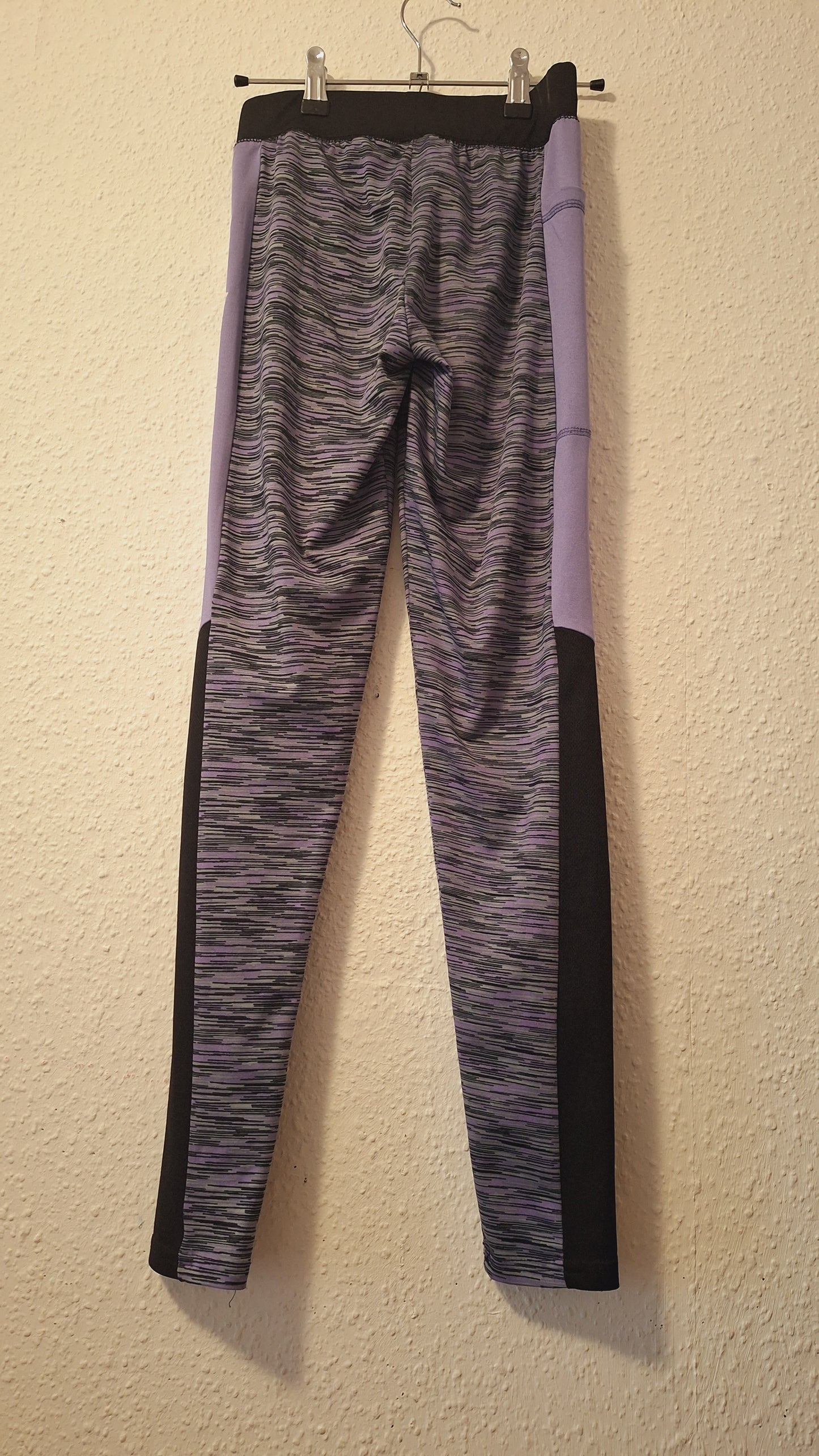 Sportlegging lila Schwarz 158/164