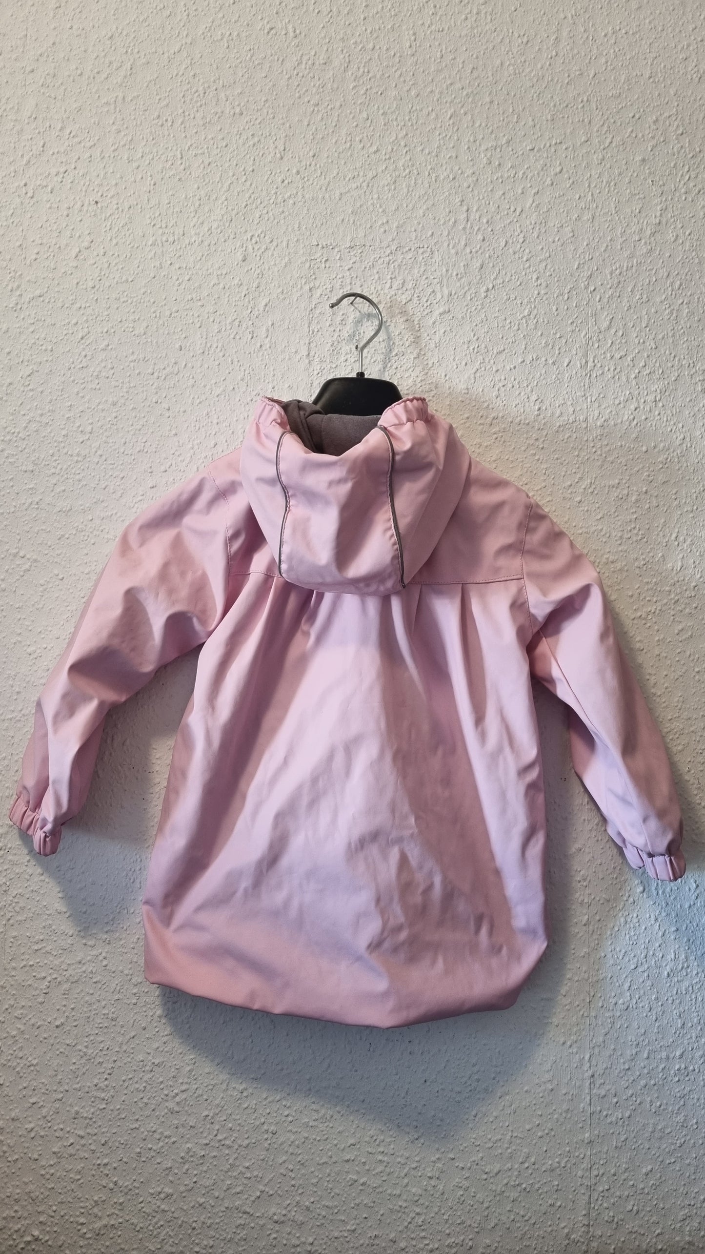 Regenjacke mit Kapuze in Rosa 104/110