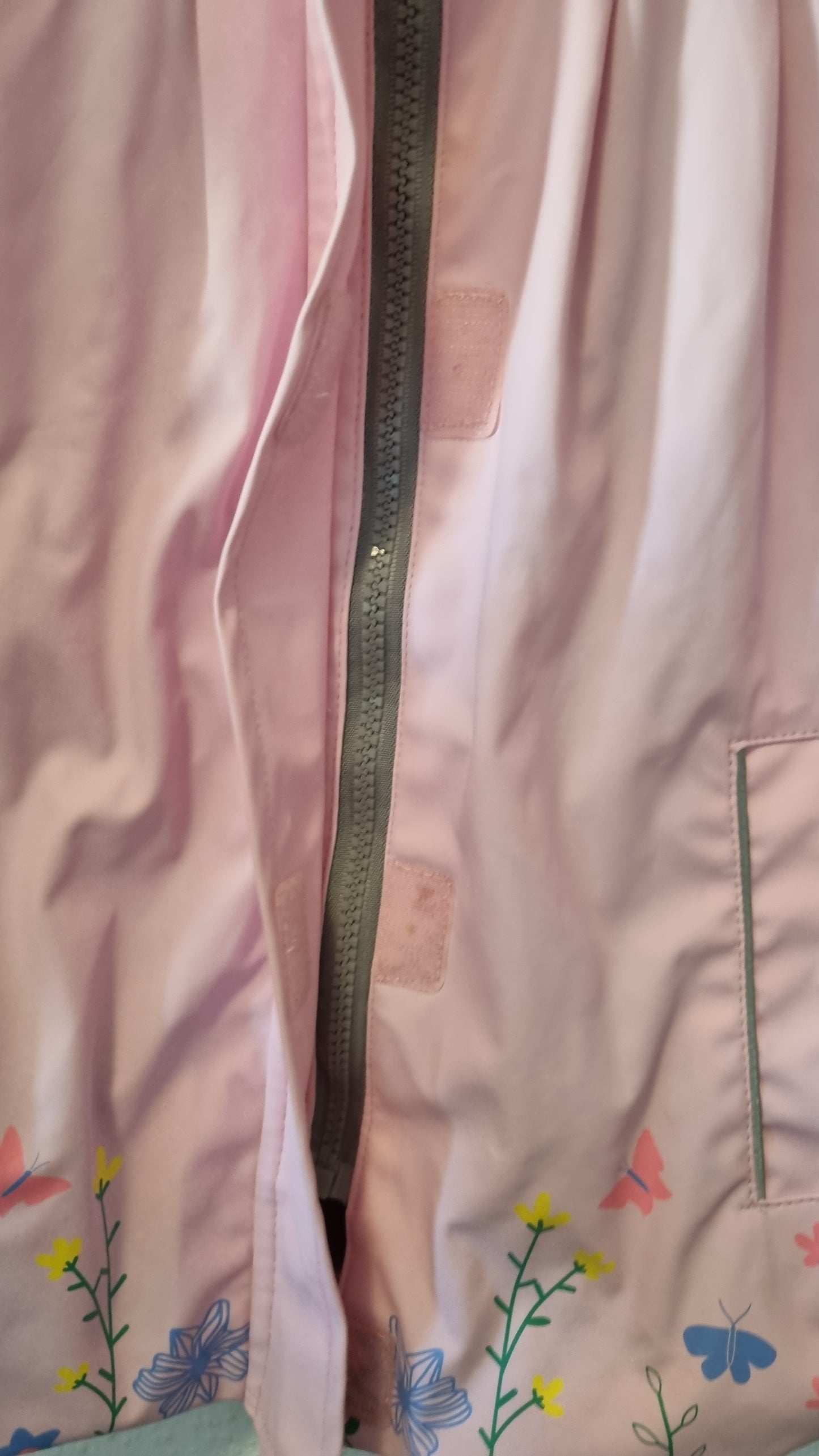 Regenjacke mit Kapuze in Rosa 104/110