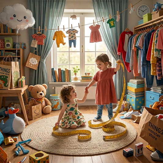 Warum Kinder immer genau dann aus ihren Kleidern herauswachsen, wenn man gerade neu eingekauft hat