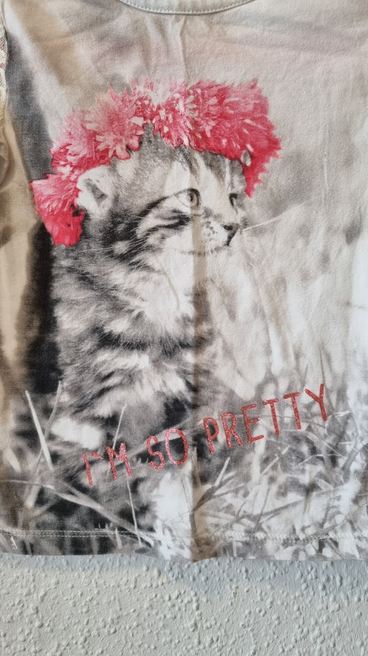 Verspieltes Katzen Langarmshirt