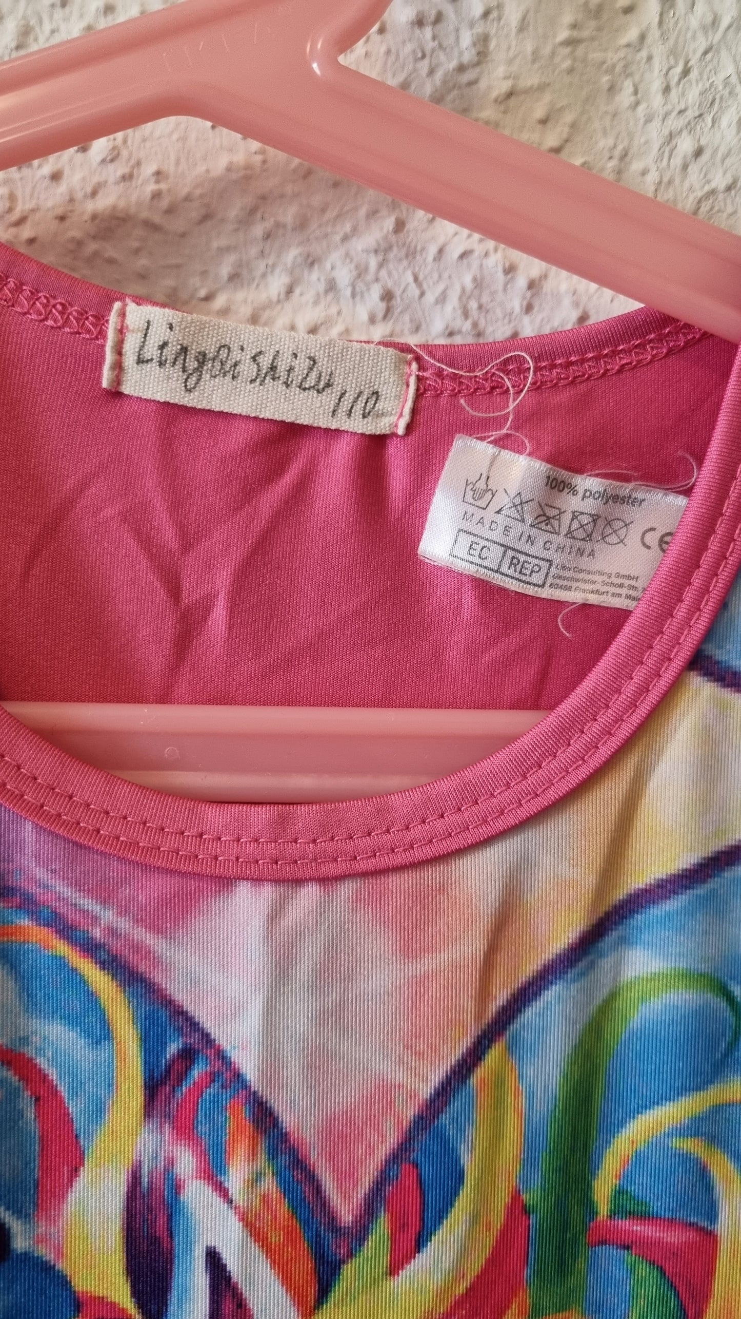 Farbenfrohes Einhorn Kleid