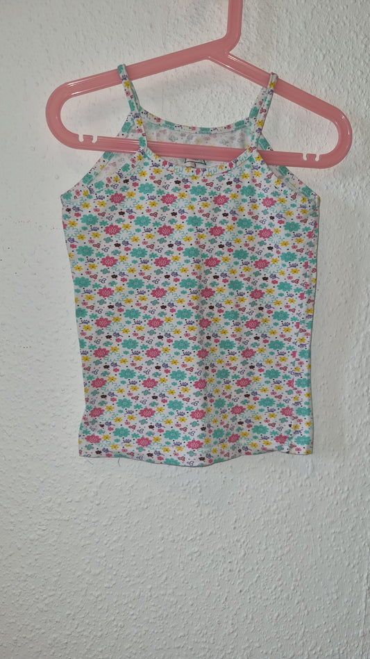 Blumen Spaghetti-Top