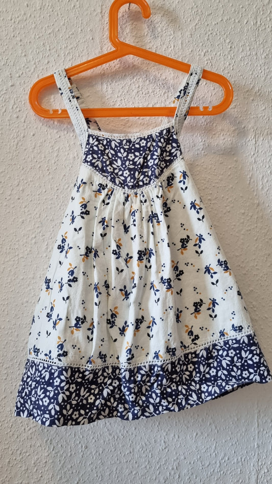 Blumenkleid Tricolor