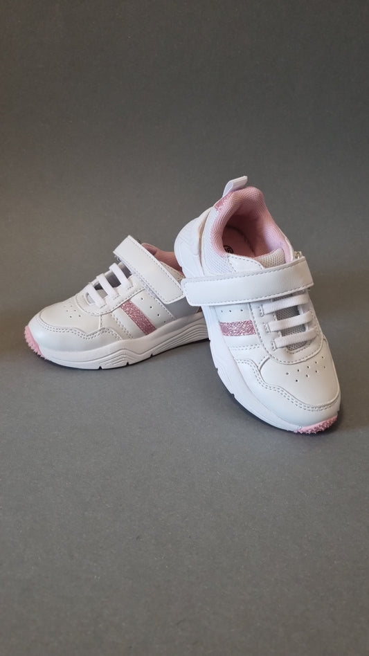 Sneaker in Weiß und Rosa