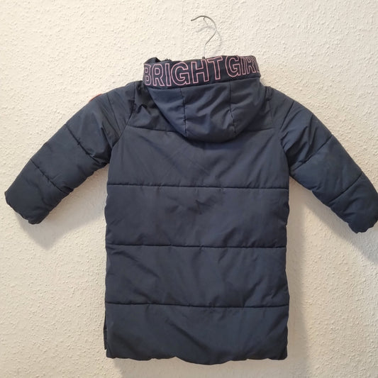 Grüner Anorak mit Fell Mütze